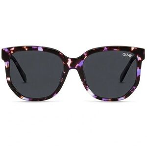 ISO QUAY Coffee Run Sunglasses Polarized Purple Tortoise Frame
